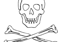skull and crossbones coloring pages skull and crossbones coloring pages