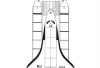 rocketship coloring page
