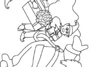 santa and elves coloring pages