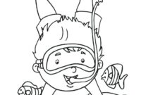 scuba coloring page scuba coloring page
