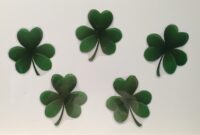 colorful shamrocks