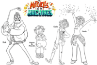 mitchells vs the machines coloring pages mitchells vs the machines coloring pages