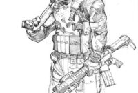 punisher coloring pages