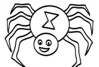 cute spider coloring page cute spider coloring page