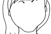 dessin a colorier facile visage fille dessin a colorier facile visage fille