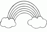 rainbows to color rainbows to color