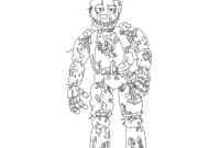 spring bonnie coloring page spring bonnie coloring page