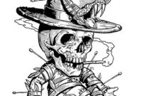 voodoo doll coloring page voodoo doll coloring page