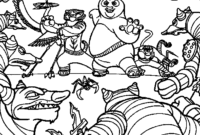 coloriage kung fu panda a imprimer gratuit