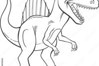 spinosaurus dinosaur coloring pages
