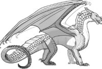 wings of fire printable coloring pages