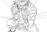 coloriage dragon ball z sangoku super saiyan divin