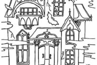 scary haunted house coloring pages scary haunted house coloring pages