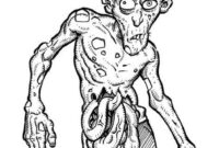 horror character coloring pages