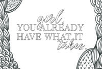 coloring pages with inspirational quotes