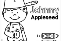 preschool johnny appleseed coloring page preschool johnny appleseed coloring page