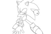 scary sonic coloring pages