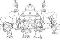 ramadan colouring pages