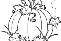 pumpkin leaves coloring pages pumpkin leaves coloring pages