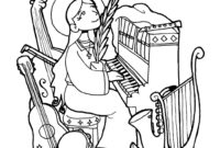 saint cecilia coloring page saint cecilia coloring page