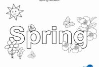 spring break coloring page spring break coloring page