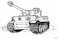 army tank coloring page