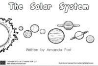 solar system coloring activity solar system coloring activity