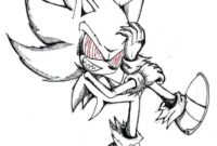 creepy sonic exe coloring pages
