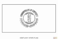 kansas flag coloring page