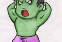 dessin hulk kawaii dessin hulk kawaii