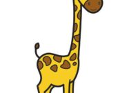dessin girafe simple