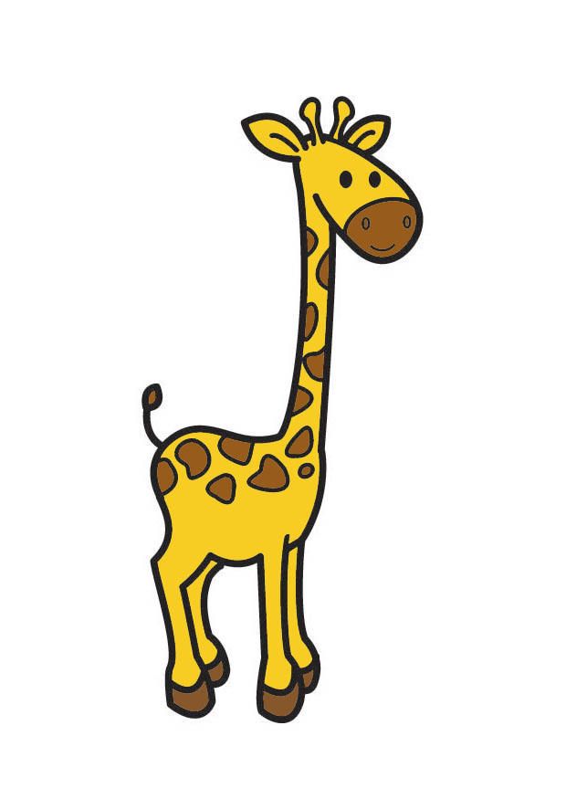giraf prent - Google zoeken | Cartoon giraffe, Giraffe tekening