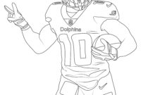 tyreek hill coloring page