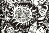 acid psychedelic coloring pages