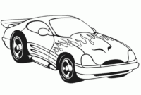 car print out for coloring