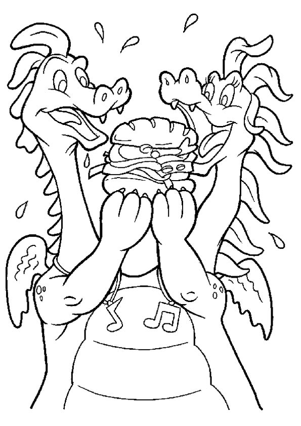 Free Printable Dragon-tales Coloring Pages, Dragon-tales Coloring