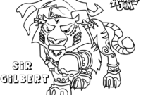 animaljam coloring pages