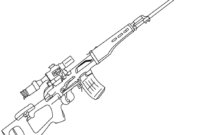 coloring pages of guns