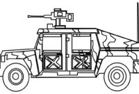 printable jeep coloring pages