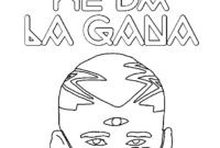 bad bunny coloring page