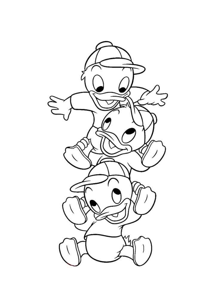 Ducktales coloring pages