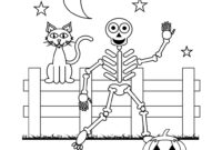 skeleton color page skeleton color page