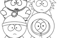south park coloring page south park coloring page