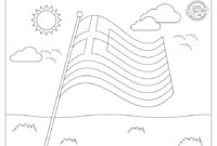 greece flag coloring page