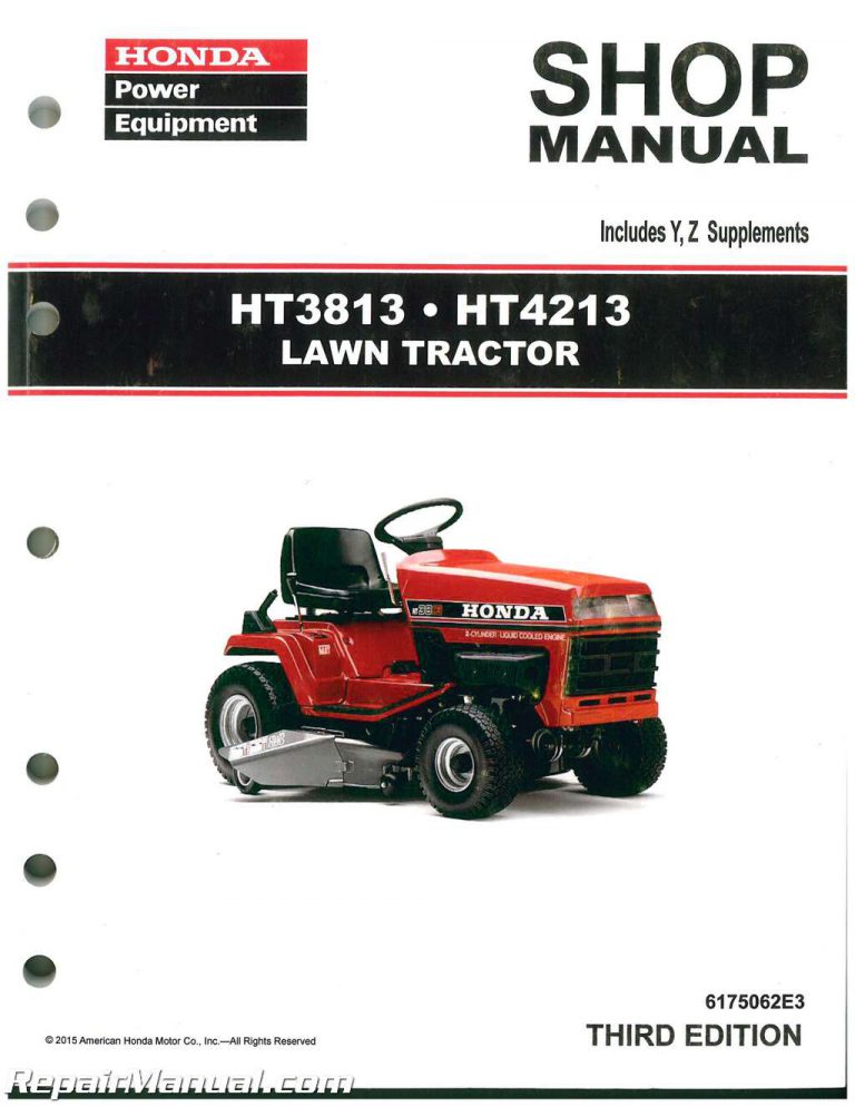 Honda Lawn Mower Manuals - Repair Manuals Online