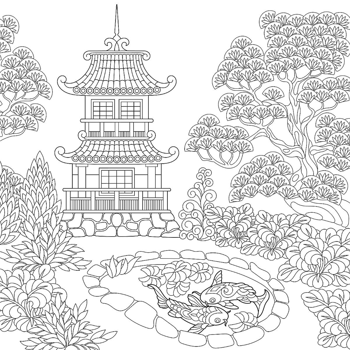 Japan Coloring Pages: Free Printable Coloring Pages of Japan – From
