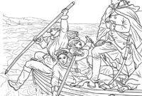 boston tea party coloring pages