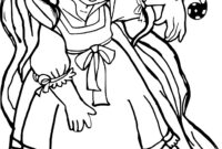 dessin raiponce a colorier et a imprimer