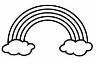 coloring pages rainbow