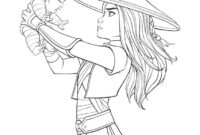 raya coloring page raya coloring page